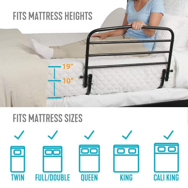 Stander 30 In Safety Bed Rail 8050, Side Rails For King Single Bed