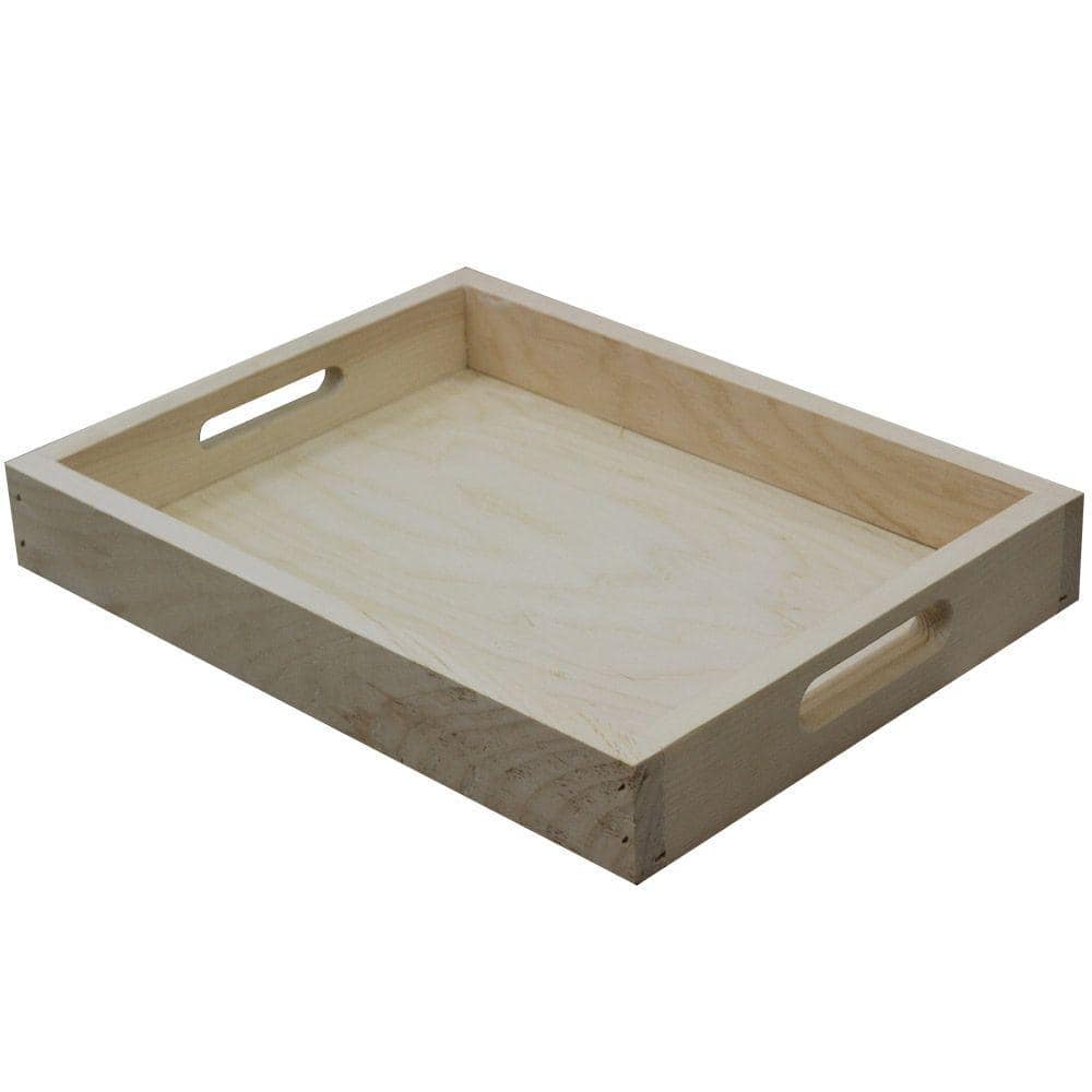 Tray: Birch Hardwood Tray Various Sizes
