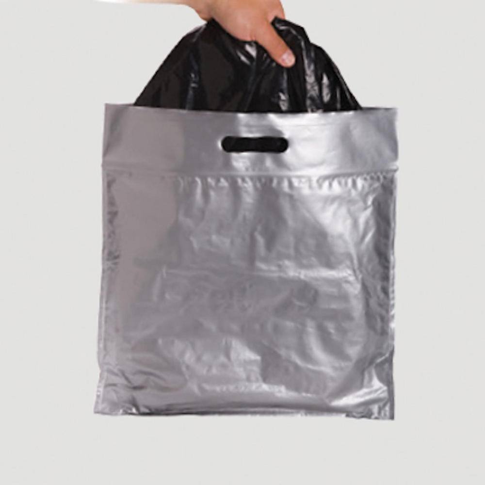 Double Doodie Plus Large Capacity Toilet Waste Bags, Gray