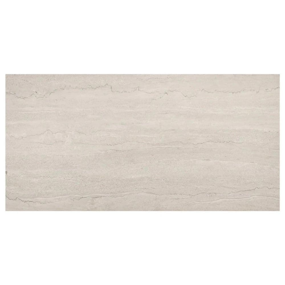 Ardino Gray 4 in. x 0.35 in. Limestone Look Matte Porcelain Floor and Wall Tile Sample price history on PriceWatchPro