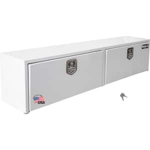 88 White Steel Full Size Top Mount Truck Tool Box