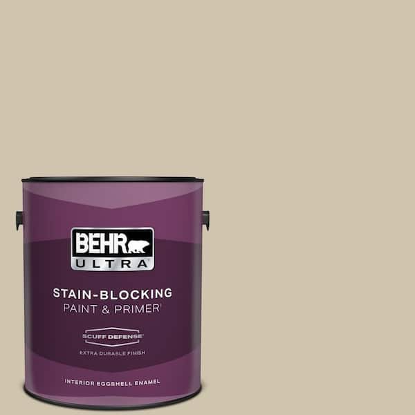 BEHR ULTRA 1 gal. Home Decorators Collection #HDC-NT-18 Yuma Sand Extra Durable Eggshell Enamel Interior Paint & Primer