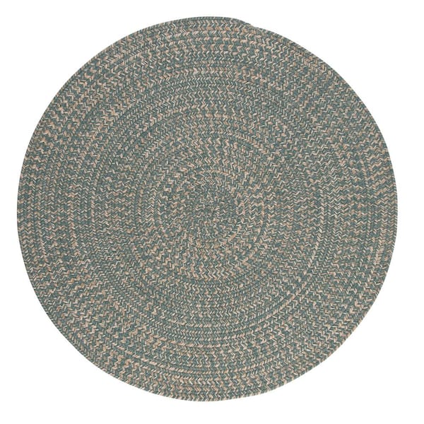 Home Decorators Collection Cicero Teal 6 ft. x 6 ft. Round Area Rug