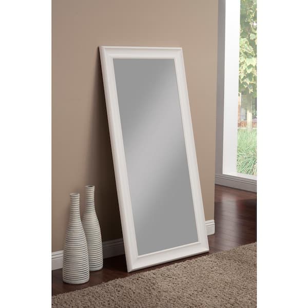 White Wood Mirror Full Length Off 66, White Wood Framed Floor Mirror
