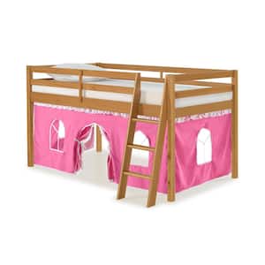 Roxy Cinnamon Junior Loft with Pink and White Bottom Tent