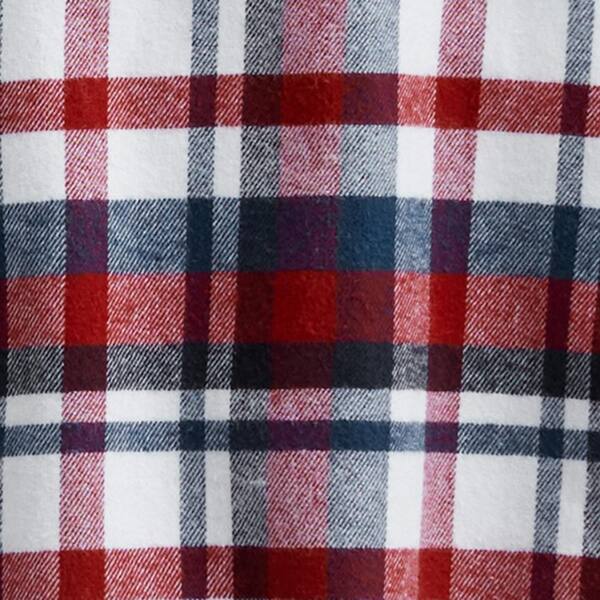The Company Store Company Cotton Family Flannel Winter Plaid Women's Large  Red/Navy Short Set 60016 - The Home Depot