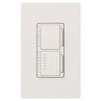 Maestro 300-Watt Single-Pole Dimmer and 2.5 Amp Countdown Timer with Wall Plate - White
