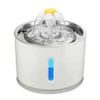 2.4 l Dog Cat Water Fountain Automatic Pet Water Dispenser with 3 Filter and Brush