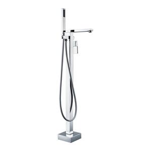 Vallecito Single-Handle Claw Foot Tub Faucet with Hand Shower in Polished Chrome