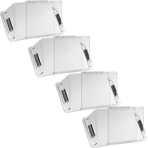 Adjustable Magnetic Heat and Air Deflector for Vents, Sidewall and Ceiling Registers (4-Pack)