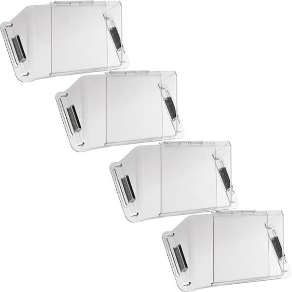 HOME INTUITION Adjustable Magnetic Heat and Air Deflector for Vents, Sidewall and Ceiling Registers (4-Pack)