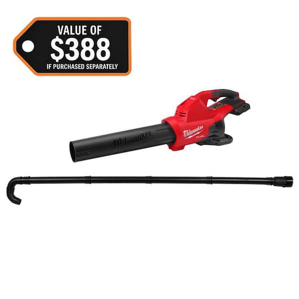 M18 FUEL Dual Battery 145 MPH 600 CFM 18V Lithium-Ion Brushless Cordless Handheld Blower w/Gutter Cleaning Attachment