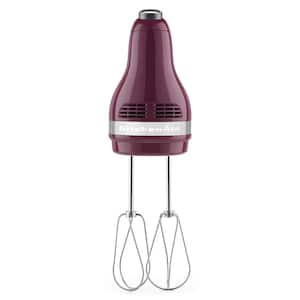 Ultra Power 5-Speed Boysenberry Hand Mixer with 2 Stainless Steel Beaters