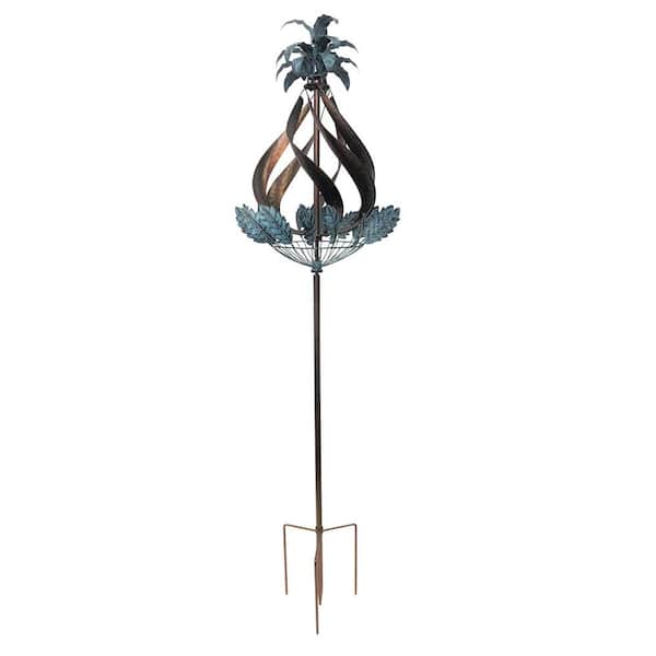 Unbranded 75 in. Pineapple Wind Spinner, Multi-color