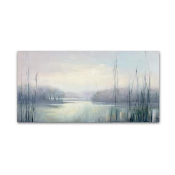 Trademark Fine Art 16 in. x 32 in. "Misty Memories" by Julia Purinton Printed Canvas Wall Art
