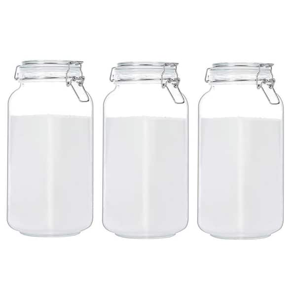THE CLEAN STORE 3-Piece Glass Canister Set