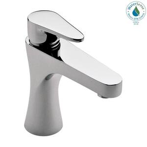 Deco Single Handle Single Hole Bathroom Faucet in Polished Chrome