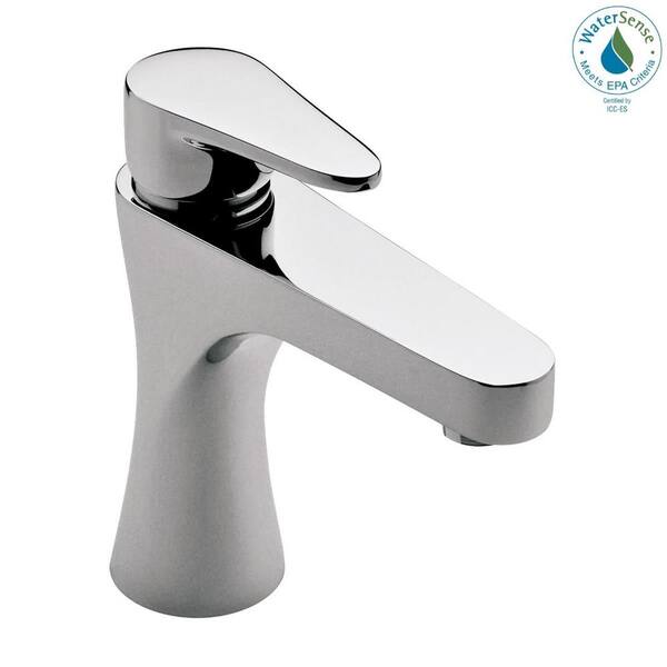 HELVEX Deco Single Handle Single Hole Bathroom Faucet in Polished Chrome