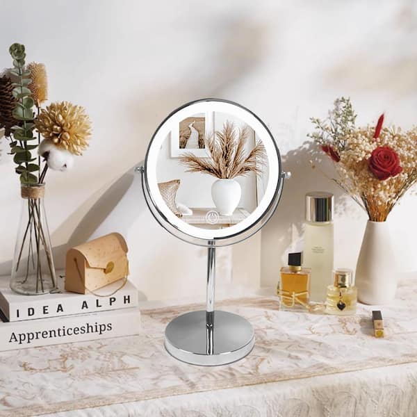 Freestanding 5X store Mirror Round