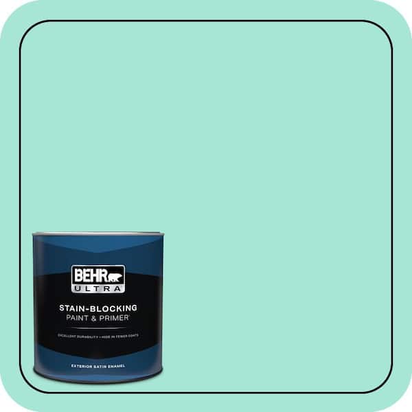BEHR ULTRA 1 qt. #480A-2 Botanical Tint Satin Enamel Exterior Paint & Primer