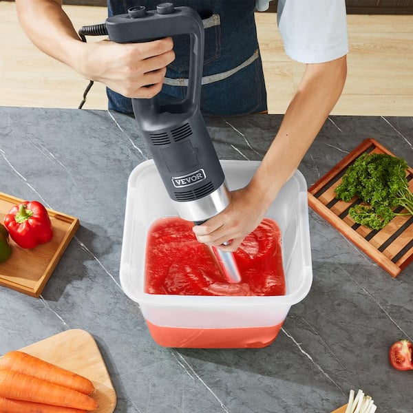 Commercial Immersion Blender 220-750W Electric Hand Mixer Variable/Fixed  Speed