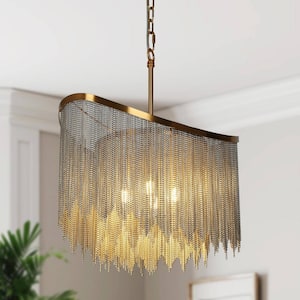 Shoebill 4-Light Plating Brass Chandelier with No Bulb Included