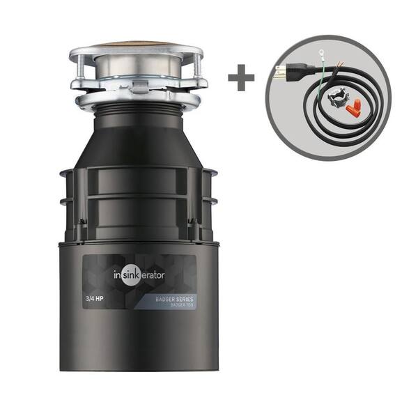 Waste King Legend Series 1 HP Batch Feed Garbage Disposal With Power...