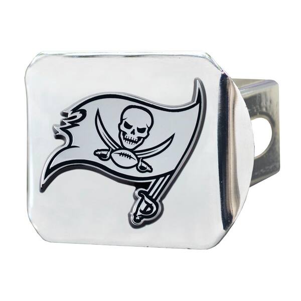 FANMATS Tampa Bay Buccaneers 3D Chrome Metal Car Emblem | Peel & Stick Auto Badge, Approx. 3" X 3"