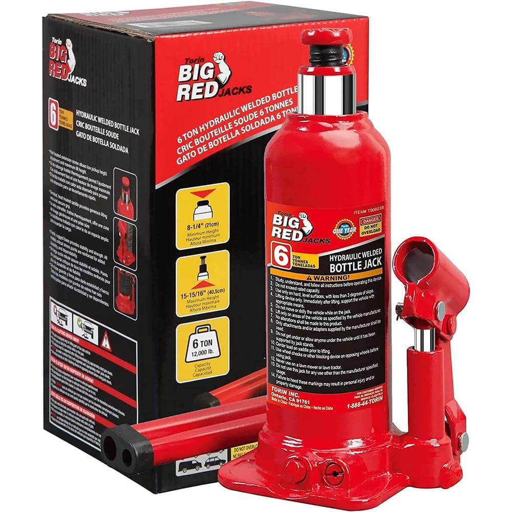 Big Red 6-Ton Bottle Jack T90603 - The Home Depot