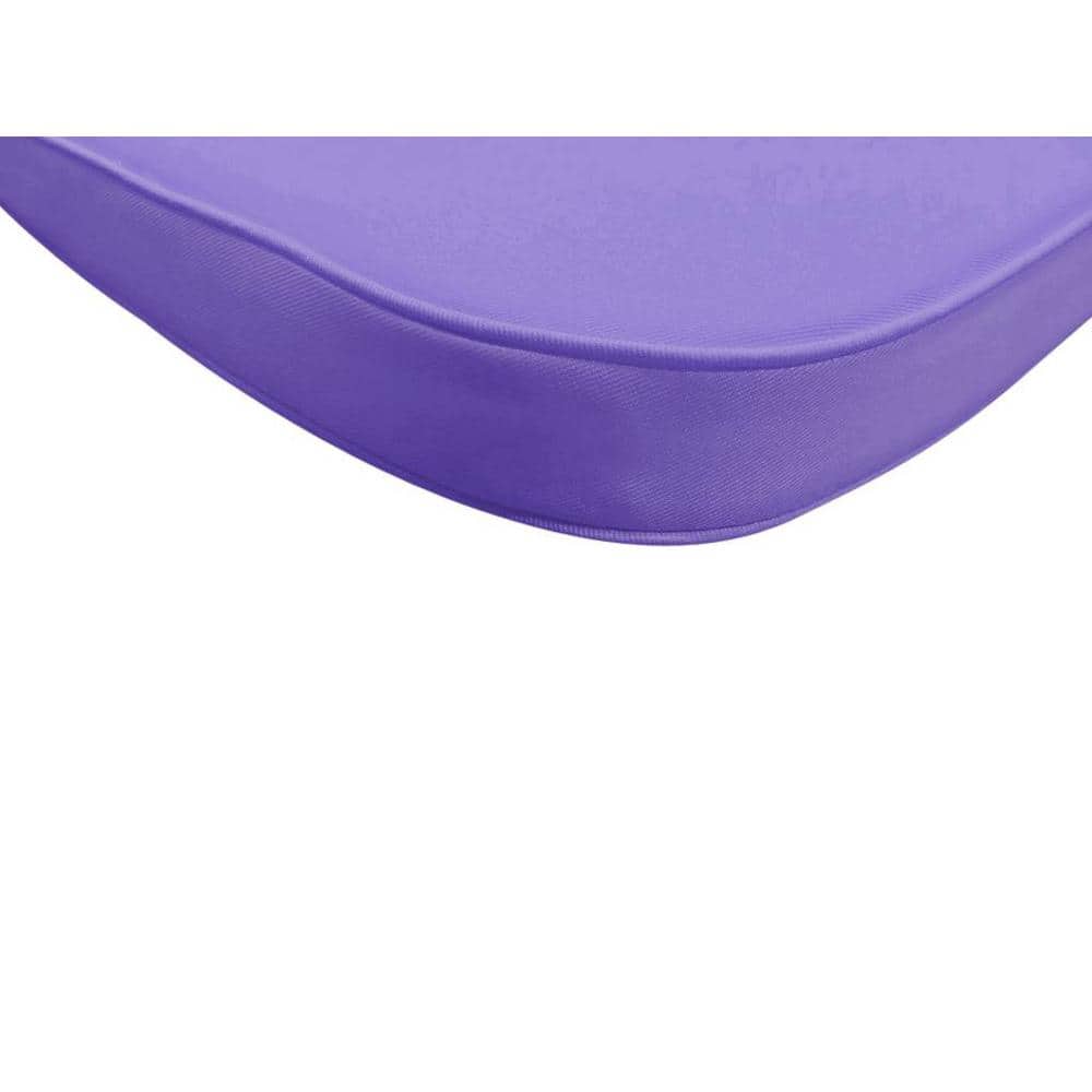 Purple Memory Foam Dining Chair Cushion Pads Set of 2