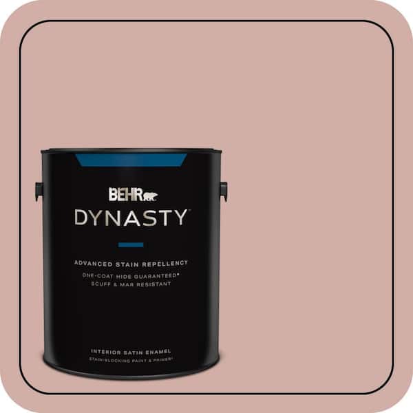 BEHR DYNASTY 1 gal. #190E-3 Velveteen Crush Satin Enamel Interior Stain-Blocking Paint and Primer