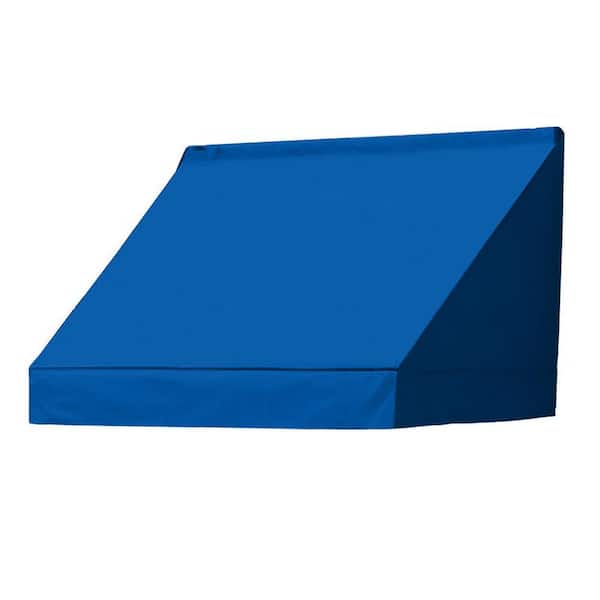 4 ft. Classic Manually Retractable Awning (26.5 in. Projection) in Pacific Blue