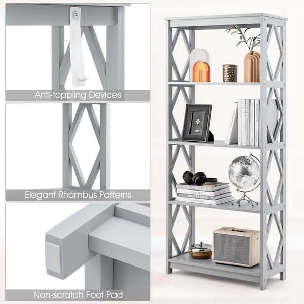 Gray) Kitchen Cupboard Organiser Shelf Storage on OnBuy