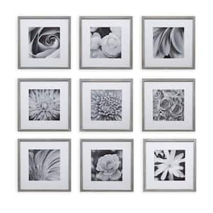 Gallery 8 in. x 8 in. Graywash Gallery Picture Frame (Set of 9)