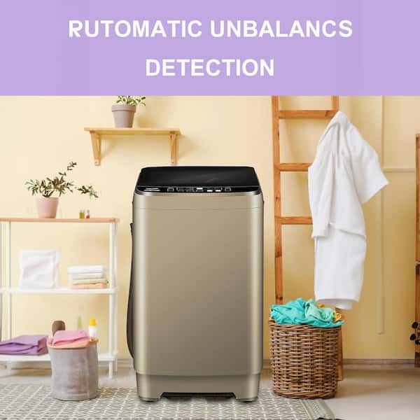 靴 reimagine WASHING MACHINE 42 JEREMY CASS 2.1 cu.ft. Top Load Washer in Gold with Drain Pump