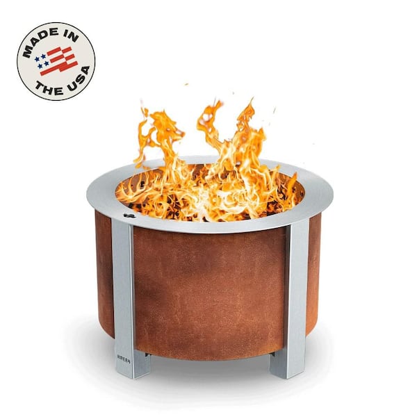 X Series 19 Smokeless Fire Pit in Corten Steel