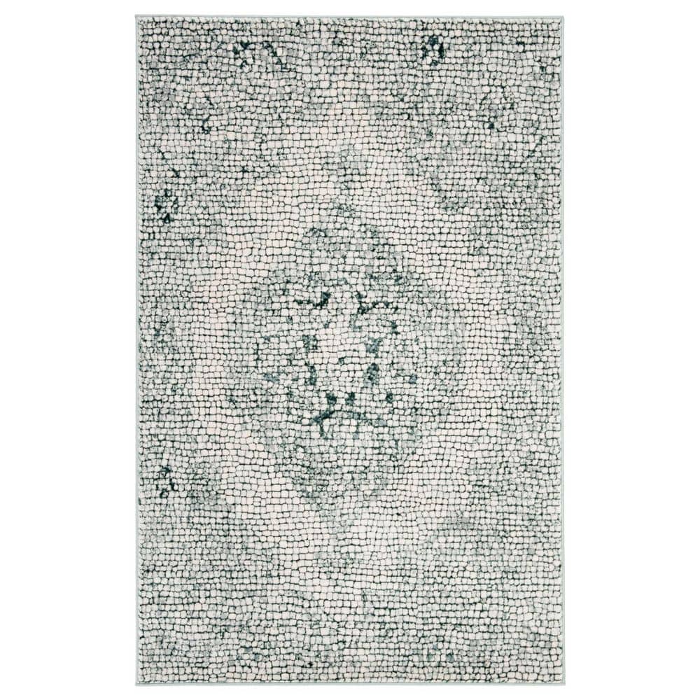 Marseille 4 ft. x 6 ft. Light Sage Distressed Medallion Area Rug price history on PriceWatchPro