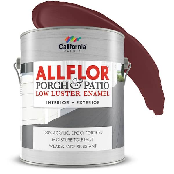 1 Gallon Tile Red ALLFLOR Porch and Floor Enamel Paint