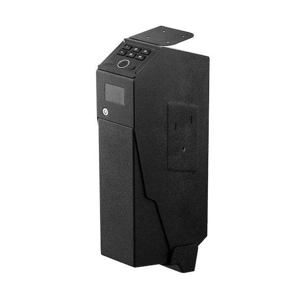 Gun Safe, Slider Handgun Safe with Screen, Fingerprint/Password/Key, 3-Way Quick Access Firearm Box w/ LED, 2025 Update