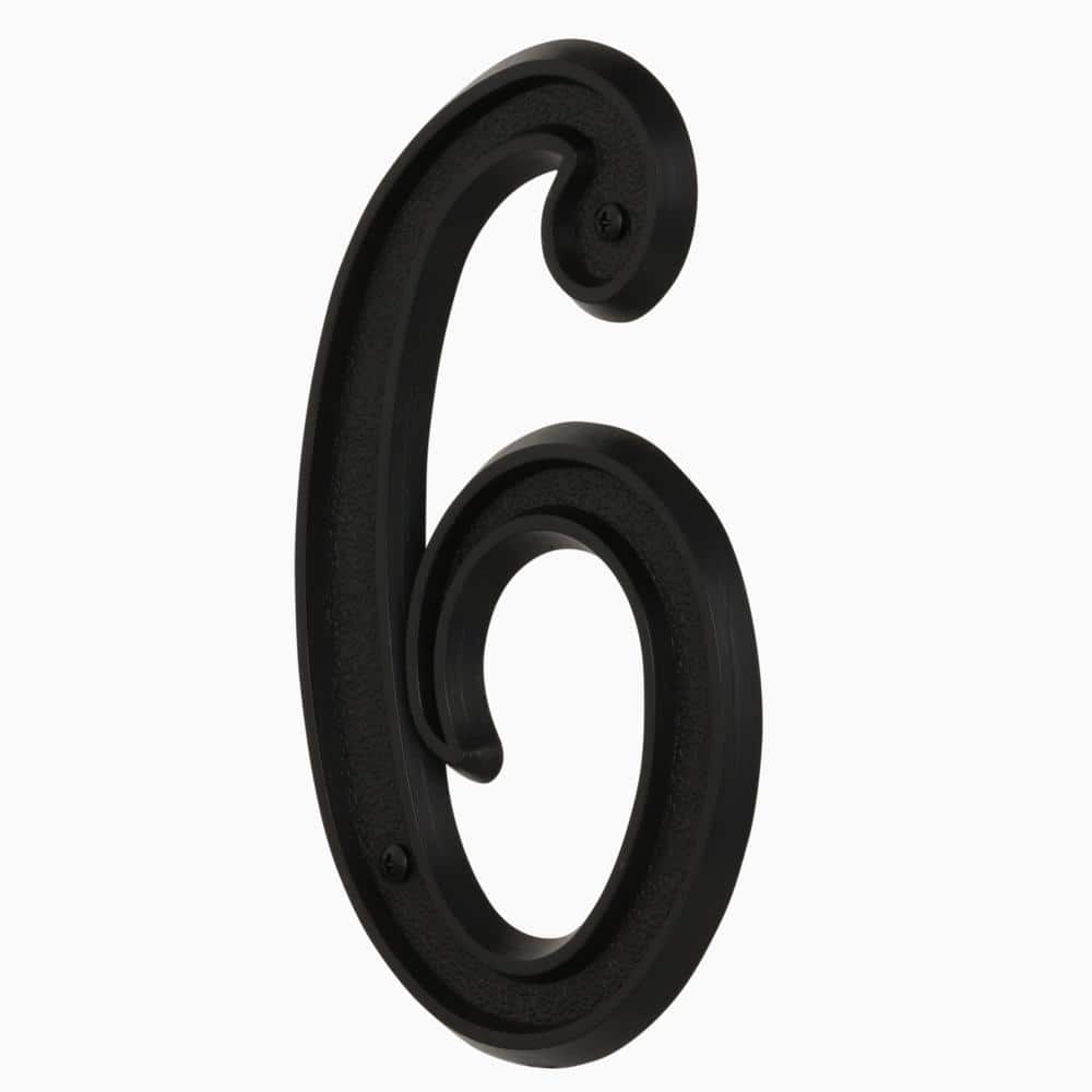 5-1/2 in. Black Plastic House Number 6 price history on PriceWatchPro
