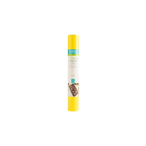Cricut Premium 12 in. x 48 in. Removable Vinyl, Bright Yellow