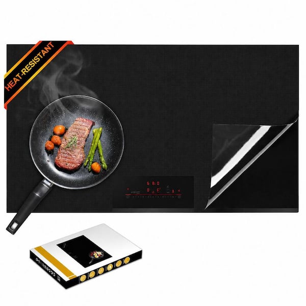 Silicone Induction Cooktop Protector Cover Mat for Magnetic Stove Tops, 30.7 in. x 20.4 in., Heat Resistant
