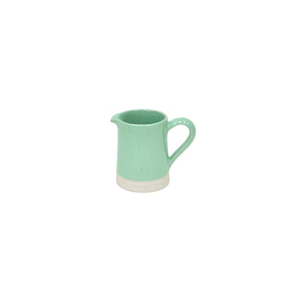 CASAFINA Fattoria 6 fl. oz. Green Ceramic Stoneware Pitcher