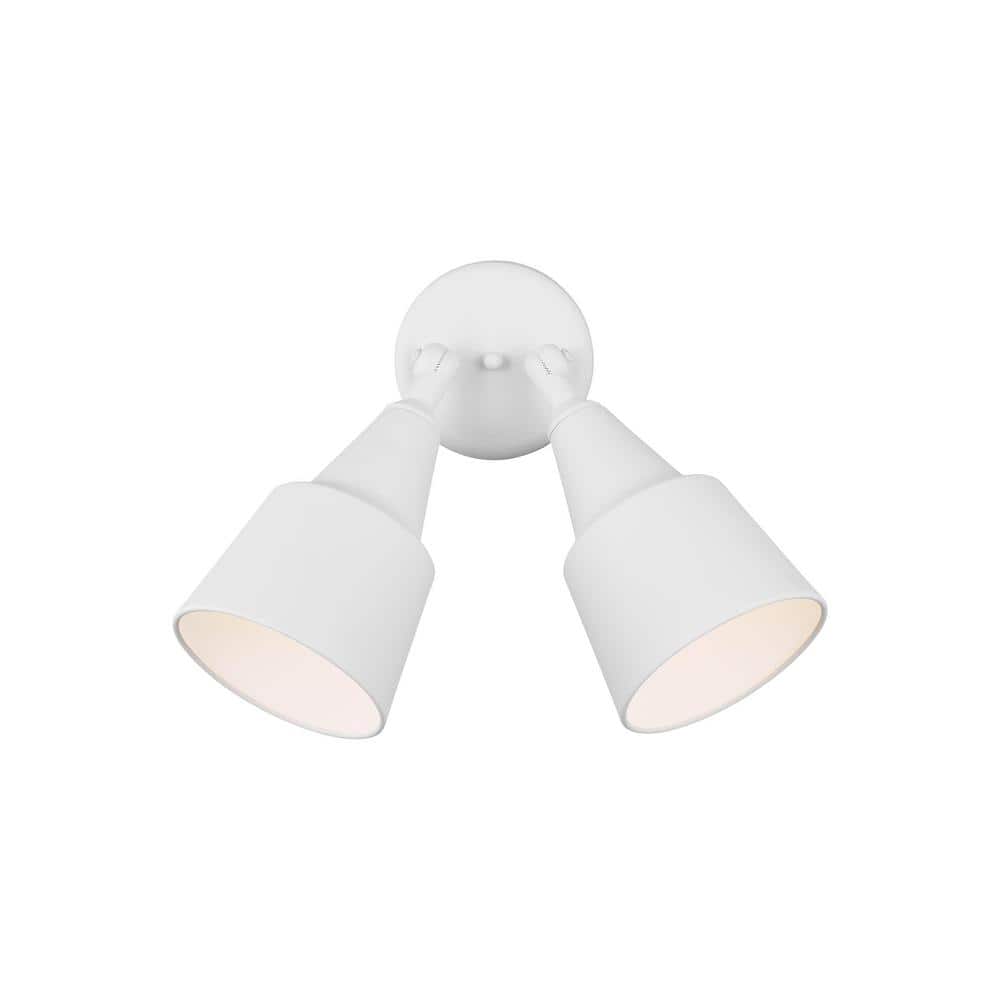 Sea Gull 2-Light Flood Light in White