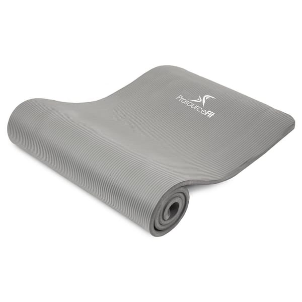 ProsourceFit Extra Thick Yoga and Pilates Mat 1/2-inch or 1-inch Thick for  Fitness 71”L x 24”W 