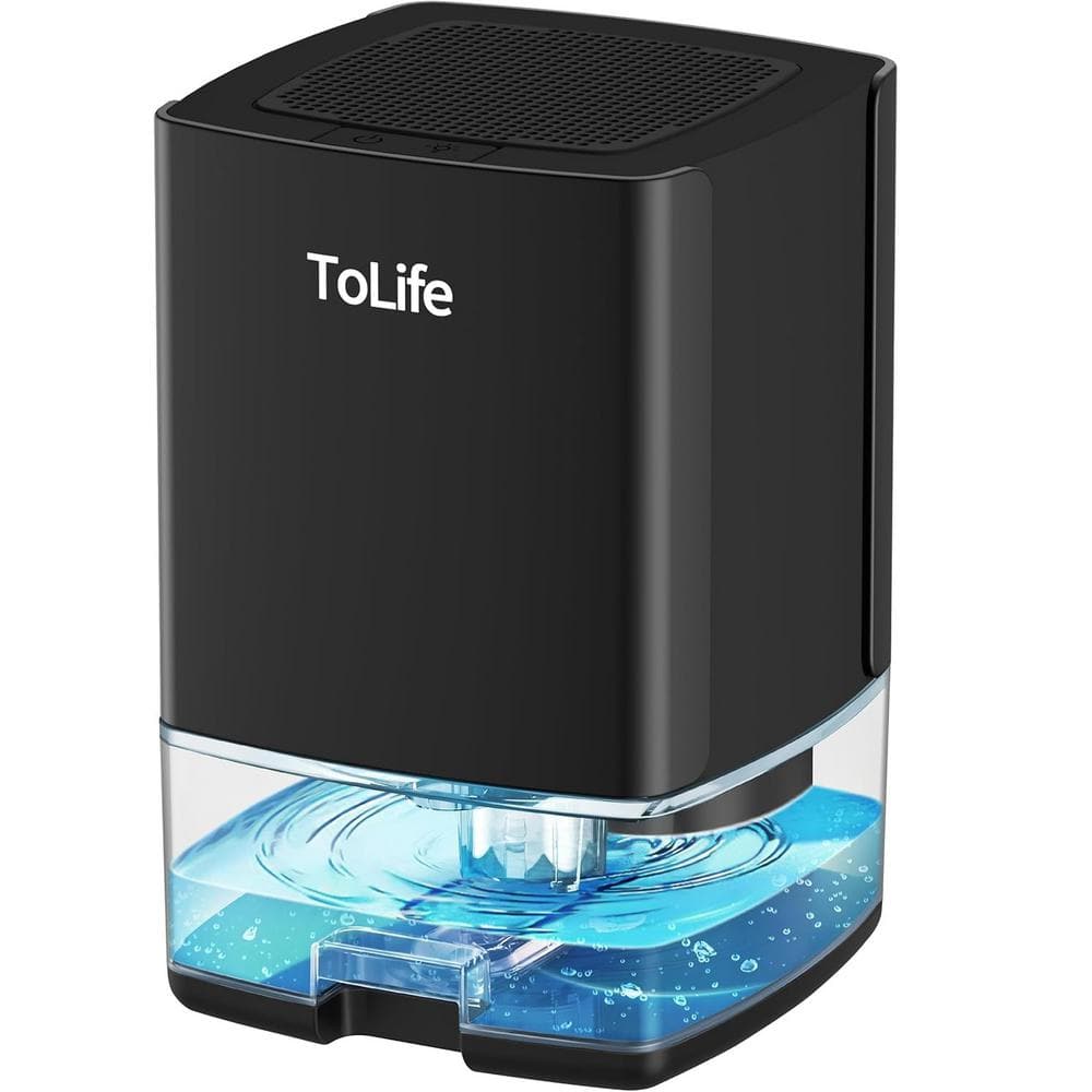 1.9 Pints 500 Sq. Ft. Portable Dehumidifiers for Home with 7 Colors LED Lig