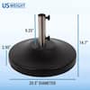 80lb patio umbrella stand Christopher Knight Home Hayward Steel Square Base with Wheels, Black : Patio, Lawn & Garden The 20.5 diameter base features a 14 high stem that accommodates poles from 1 through 2 thick US Weight -80 LB Free