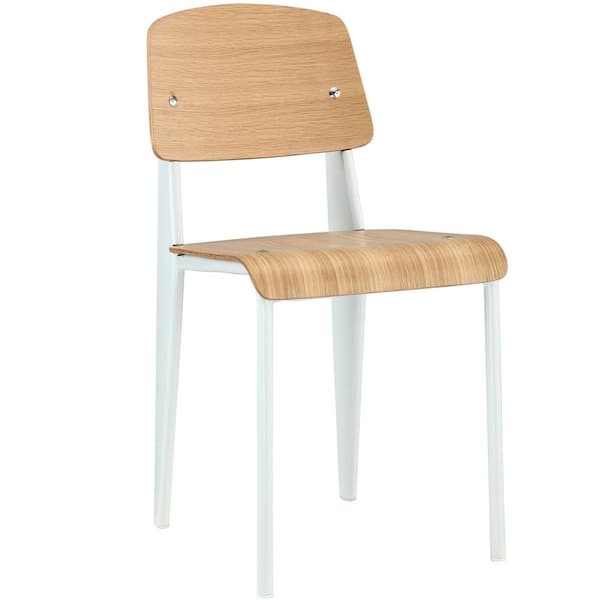 MODWAY Natural White Cabin Dining Side Chair