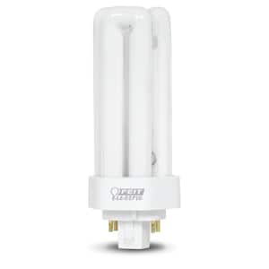 18-Watt Equivalent PL CFLNI Triple Tube 4-Pin GX24Q-2 Base Compact Fluorescent CFL Light Bulb, Soft White 2700K (1-Bulb)