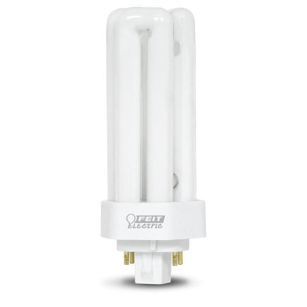 18W Equiv PL CFLNI Triple Tube 4-Pin Plug-in GX24Q-2 Base Compact Fluorescent CFL Light Bulb, Soft White 2700K (6-Pack) 18W Equiv PL CFLNI Triple Tube 4-Pin Plug-in GX24Q-2 Base Compact Fluorescent CFL Light Bulb, Soft White 2700K (6-Pack)